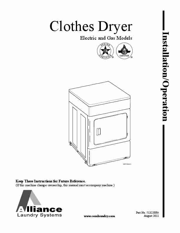 Alliance Laundry Systems Clothes Dryer DRY684C-page_pdf